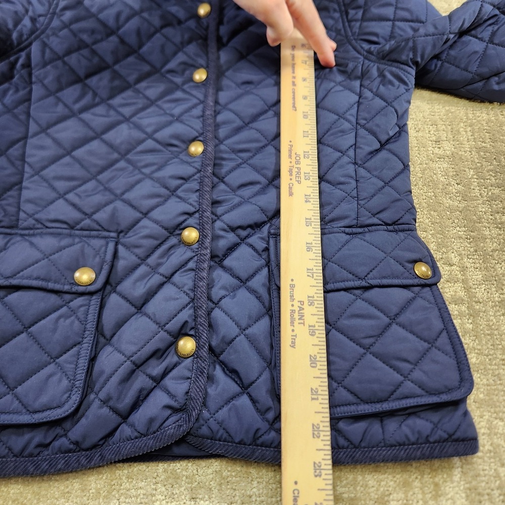 Polo Ralph Lauren Jacket Youth XL 16 Quilted Chore Coat Puffer Corduroy Collar - Picture 7 of 9